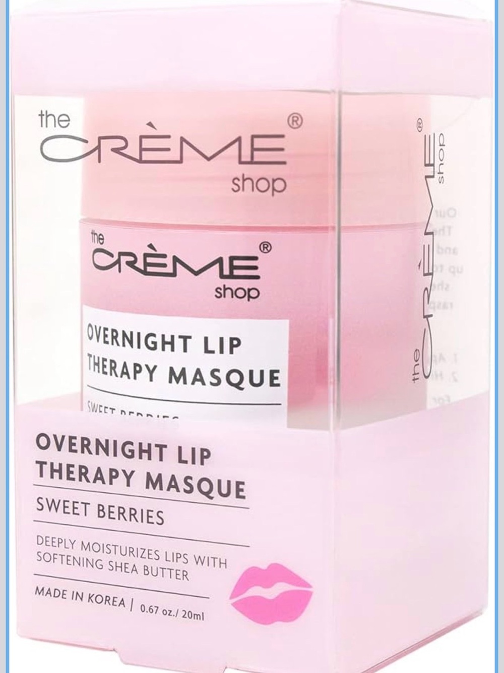 Crème Shop Overnight Lip Therapy Masque in the Sweet Berries scent
